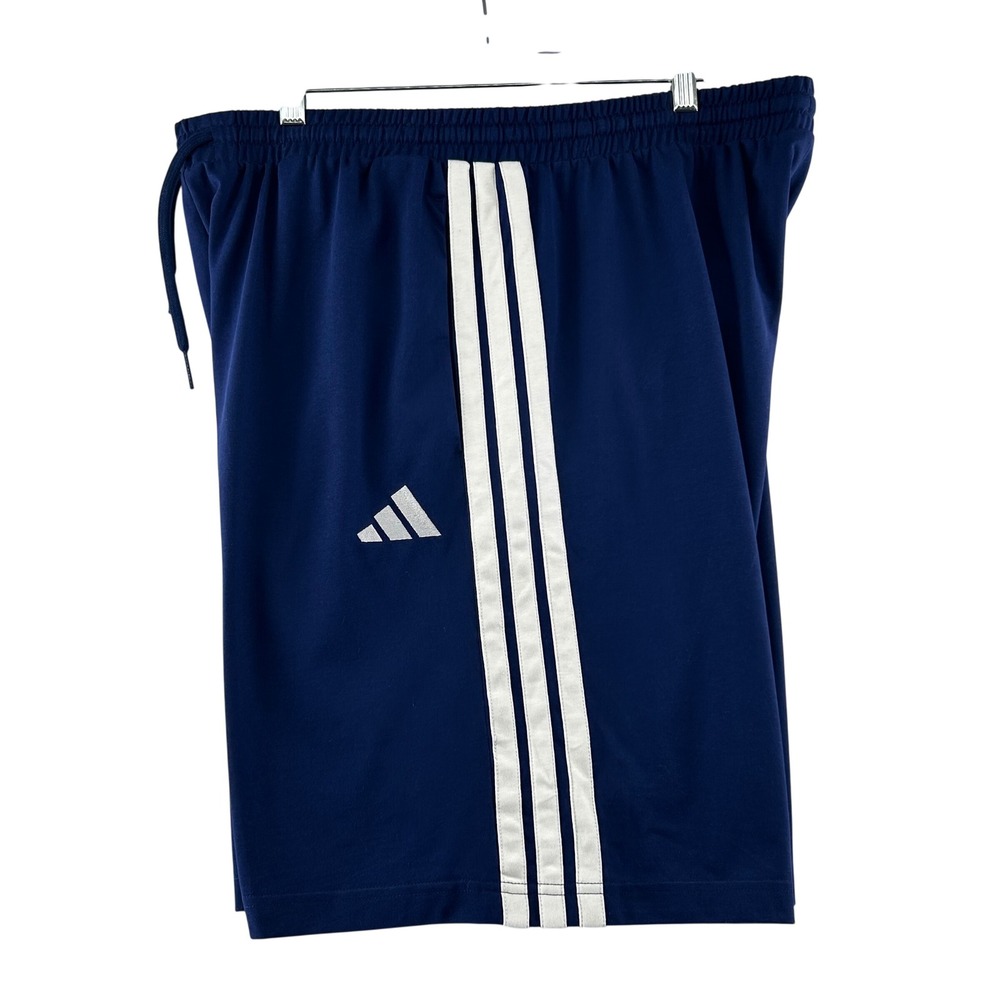 Adidas Train Essentials Pique 3-Stripes Training Shorts Mens X-Large 8.5" Gym